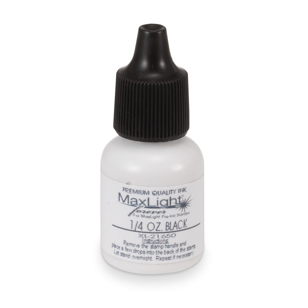 MaxLight Refill Ink 1/4oz Bottle getstamps.ca