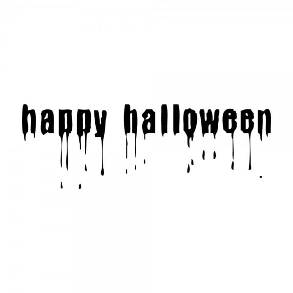 Trodat Printy 4911 - S-Printy - Stock Stamp - Happy Halloween- Blood