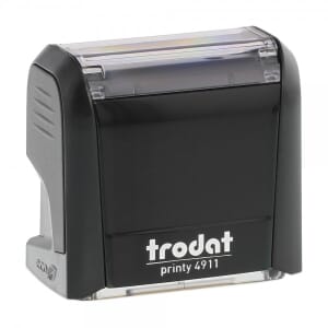 Tampon Personnel Trodat Printy 4911 - Auto-encreur, Personnalisable Avec Texte/Logo - Vert, 38 X 14 Mm