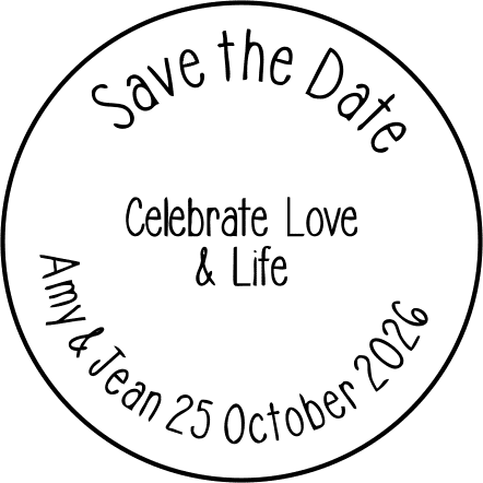 Tampon personnalisé Trodat « Réservez cette date »