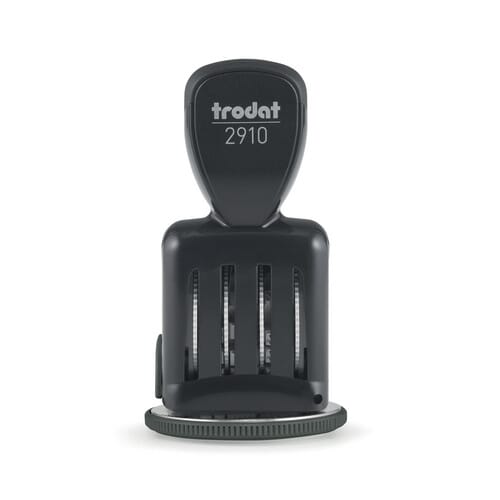 Trodat Classic 2910 time stamp 12HR 2&quot; diam. - 2 lines