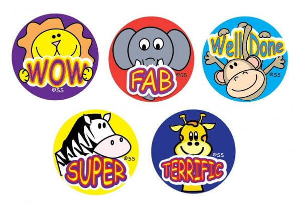 cartoon animal stickers