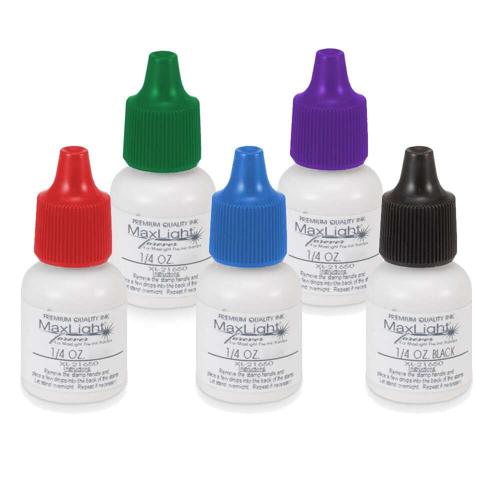 MaxLight Refill Ink 1/4oz Bottle getstamps.ca