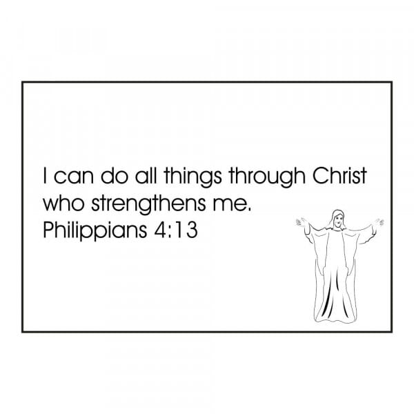 Craft Stamp - Philippians 4:13