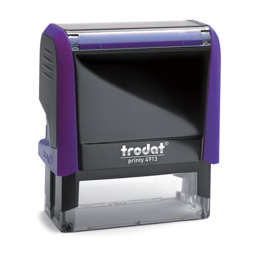 Trodat Printy 4913 VIOLET 7/8&quot; x 2-1/4&quot; Limited Edition