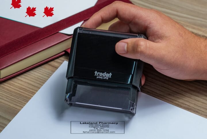 Proudly Canadian: Design Your Own Logo Stamp with the Trodat Printy 4915