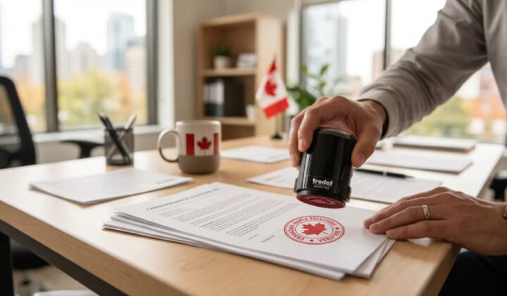 Pourquoi de plus en plus d’entreprises canadiennes utilisent des tampons logo personnalisés en 2026