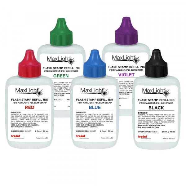 MaxLight Refill Ink 2oz Bottle getstamps.ca