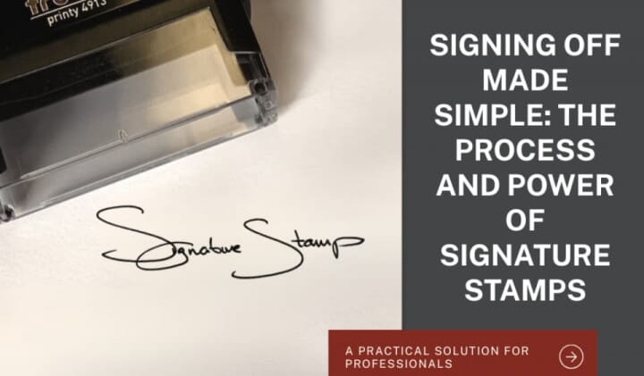 5 Things Professionals Should Know Before Ordering a Signature Stamp