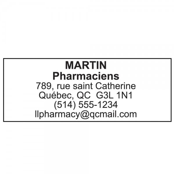 Trodat Printy 4915 1 x 2-3/4" - 6 lines | getstamps.ca