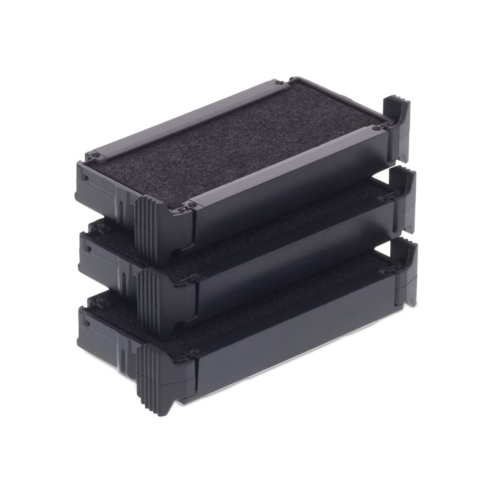 Trodat 3 Cassettes D'Encre Noires 6/4911 + Recharge Couleurs Assorties Pour Tampons Printy