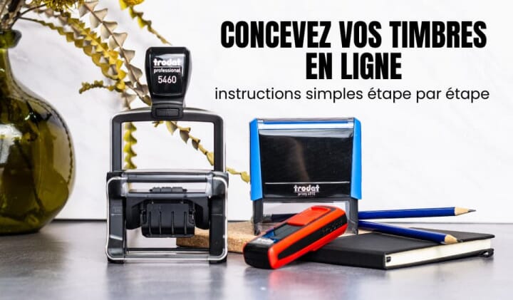 Concevez un tampon personnalisé en ligne au Canada — Guide étape par étape facile + conseils d'experts.