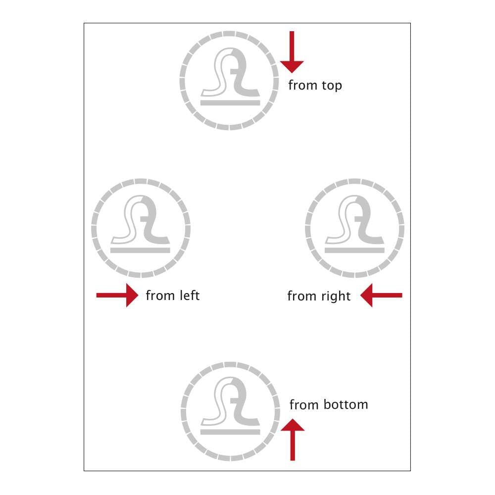 Trodat Ideal Seal Embosser 1 5/8" diameter getstamps.ca