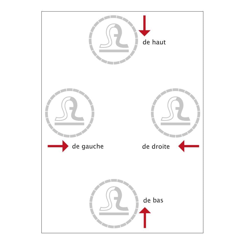Trodat Ideal Seal Embosser 1 5/8" diameter getstamps.ca