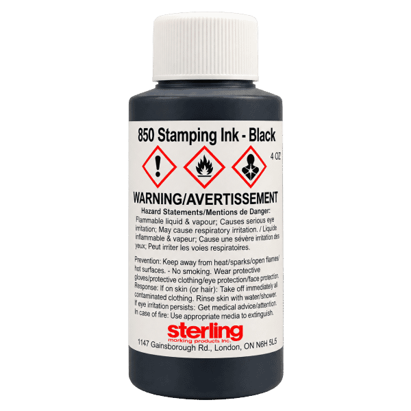 850 Fast Dry Stamp Ink 4 oz